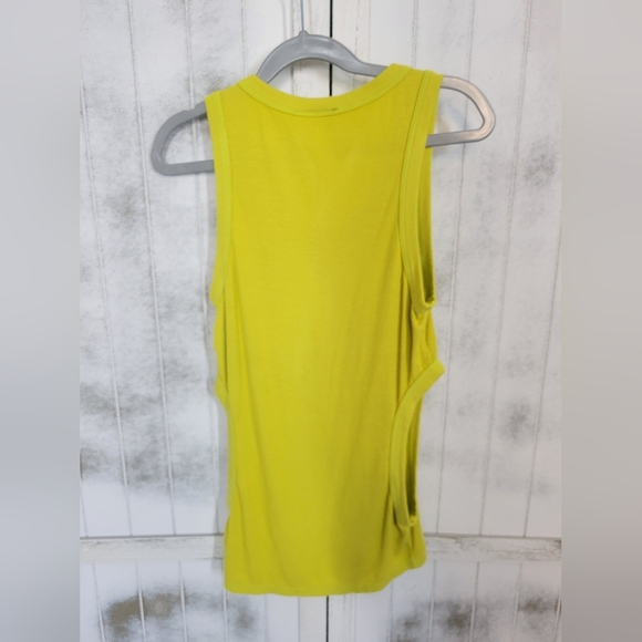 NWT Free People Ribbed Cut Out Tank Extra Small - Picture 3 of 6